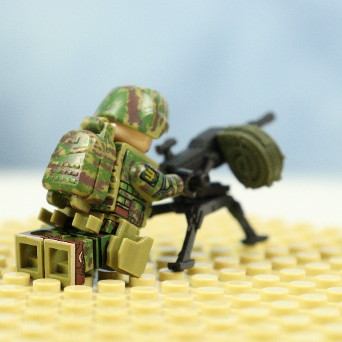 AGS-17 grenade launcher on tripod