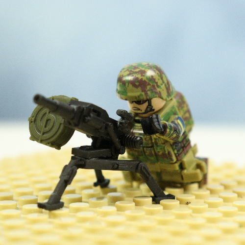 AGS-17 grenade launcher on tripod