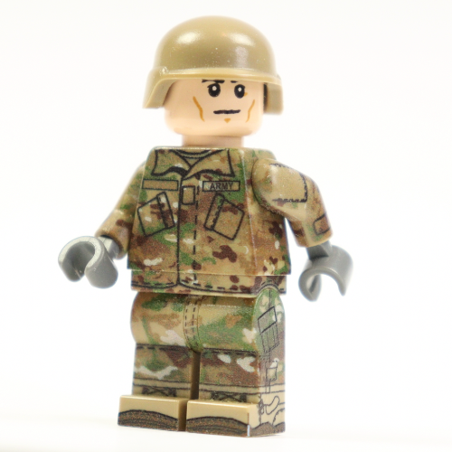 US army, Brickmania minifigure - multicam