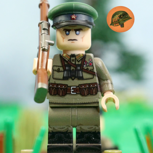 WW2 Soviet Border guard soldier - Sergeant major.