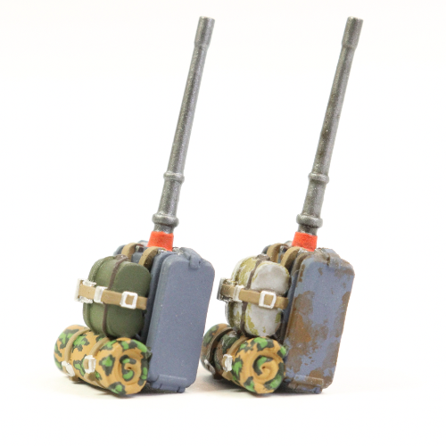Painted WW2 German field radio Feldfunksprecher (Feldfu. b)