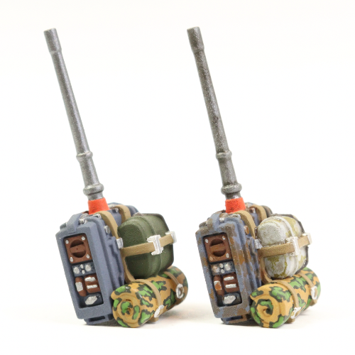 Painted WW2 German field radio Feldfunksprecher (Feldfu. b)