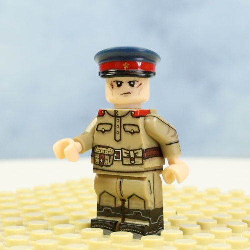NKVD set of 4 toy soldiers (WW2 early and late period of war)