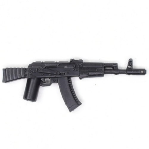 Soviet automatic rifle with a folding stock, wrapped with a tourniquet