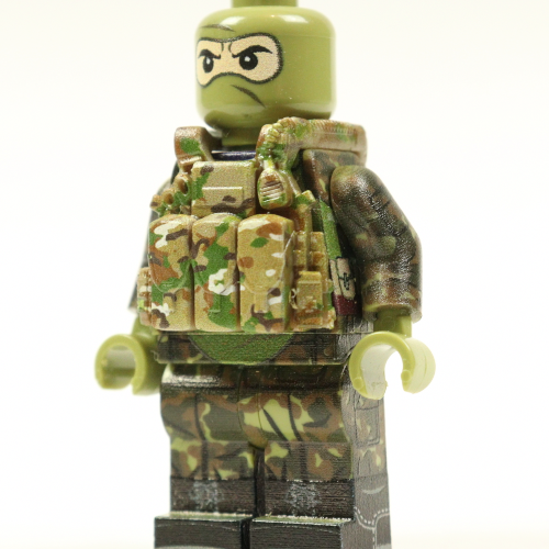 Armored vest LBT 6094 closed holsters, multicam camouflage