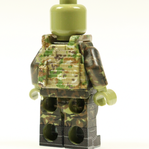 Armored vest LBT 6094 closed holsters, multicam camouflage