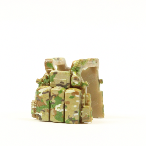 Armored vest LBT 6094 closed holsters, multicam camouflage