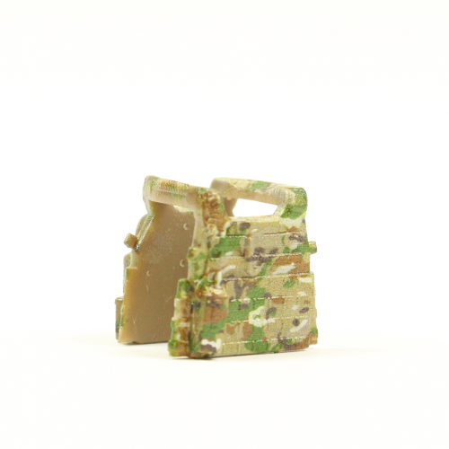 Armored vest LBT 6094 closed holsters, multicam camouflage