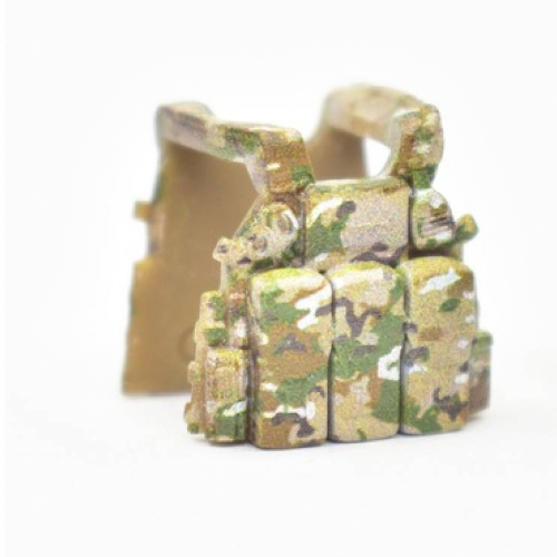 Armored vest LBT 6094 closed holsters, multicam camouflage