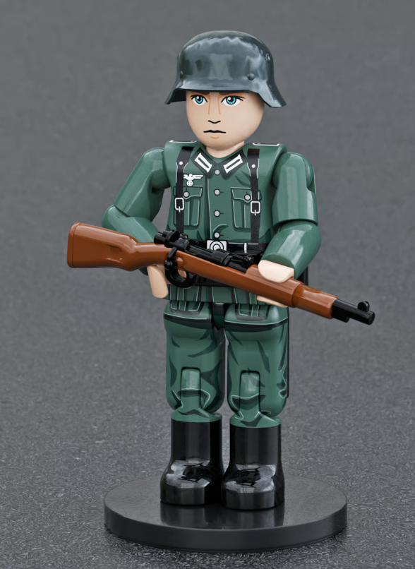 Brick Action Figure: WW2German Rifleman Midfigure