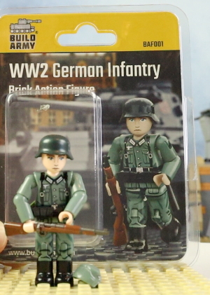 Brick Action Figure: WW2German Rifleman Midfigure