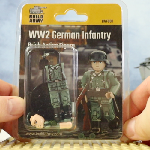 Brick Action Figure: WW2German Rifleman Midfigure