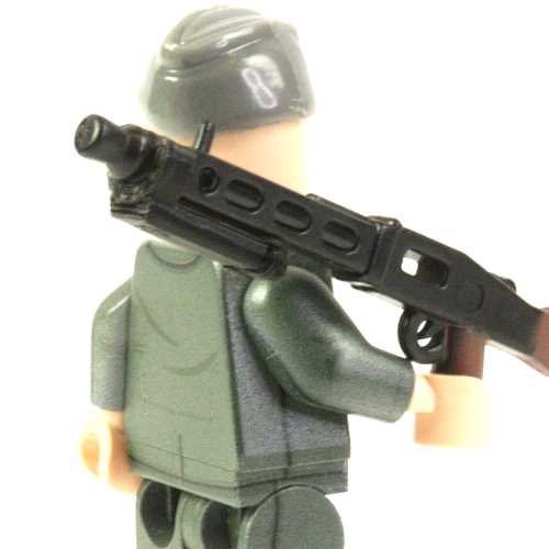 Folded machine gun bipod