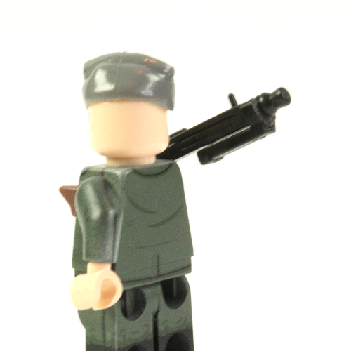 Folded machine gun bipod