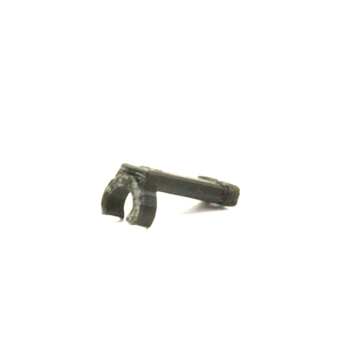 Folded machine gun bipod