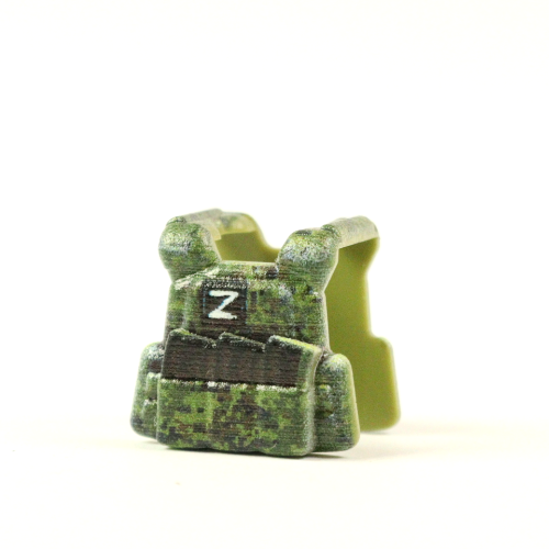 Ratnik Z patch  (Brickarms Printed PCV-Specialist Vest), Open pouches. Magazines sticking out.