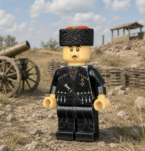 Petr Wrangel v2 - Russian White Army General | WWI / Civil War Minifigure