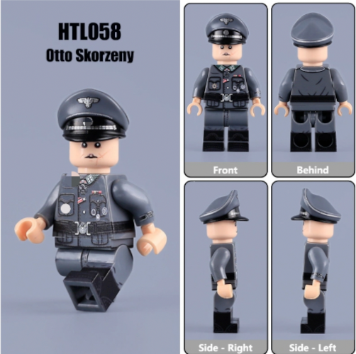 Otto Skorzeny – WW2 German SS Commander Toy brick figure (Collector's item)