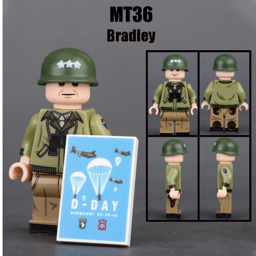 General Omar Bradley – WW2 US Army Commander Toy Figure