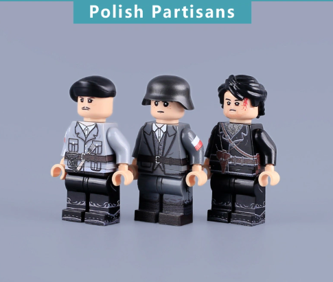 Warsaw Uprising - Polish resistance toy soldiers set of 3
