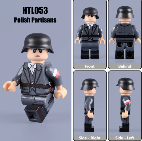 Warsaw Uprising - Polish resistance toy soldiers set of 3