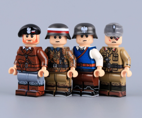Warsaw Uprising Home Army – Set of 4 WW2 Polish Soldiers