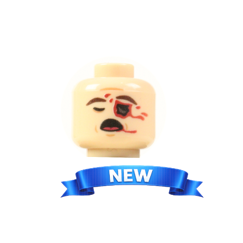 Battle-Damaged Custom LEGO® Head