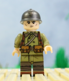 French WW2 squad (4 toy soldiers)