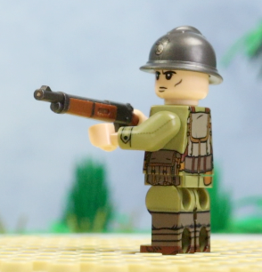 French WW2 squad (4 toy soldiers)