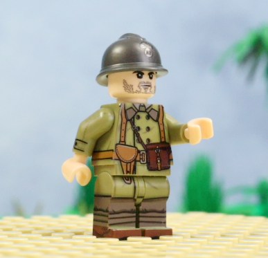 French WW2 squad (4 toy soldiers)