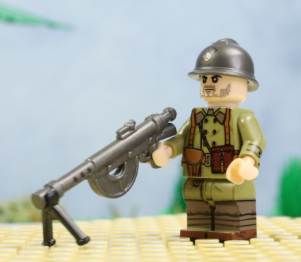 French WW2 squad (4 toy soldiers)