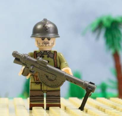 French WW2 squad (4 toy soldiers)