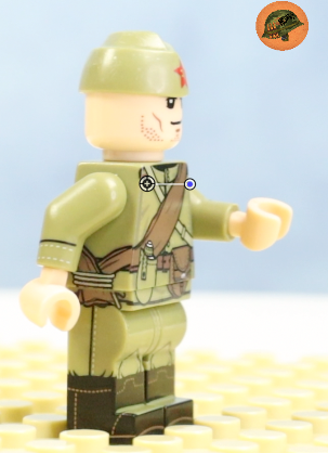 Soviet WW2 toy soldier with PPSH