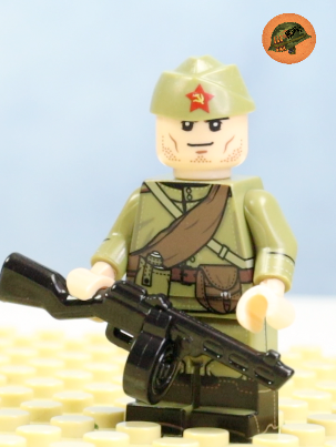 Soviet WW2 toy soldier with PPSH