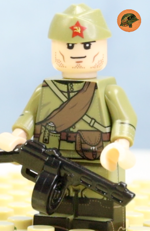 Soviet WW2 toy soldier with PPSH