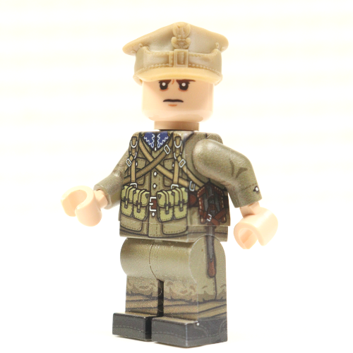 WW2 Polish army LMG gunner (FULL MINIFIGURE)