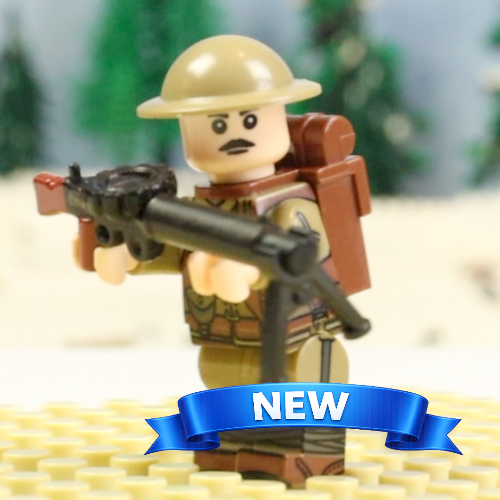 WW1 British Lewis machine gunner