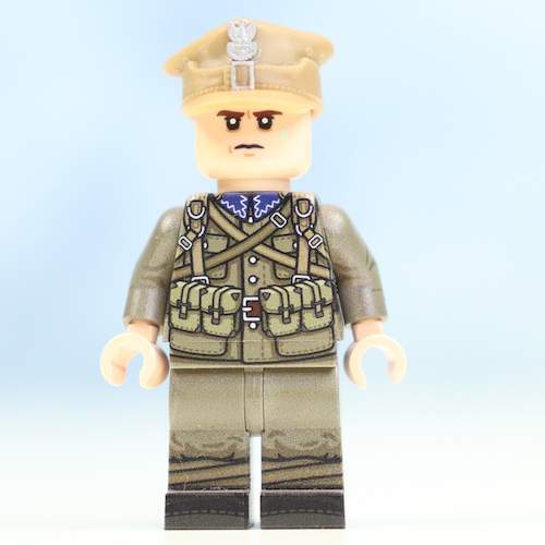 WW2 Polish army LMG gunner (FULL MINIFIGURE)