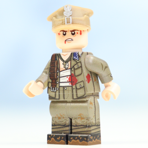 WW2 Polish army wounded rifleman (FULL MINIFIGURE)