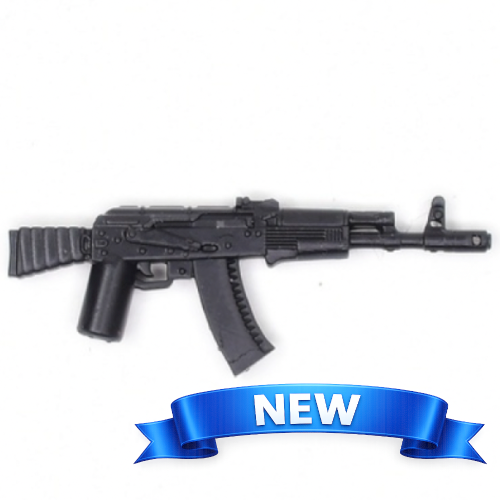 Soviet automatic rifle with a folding stock, wrapped with a tourniquet