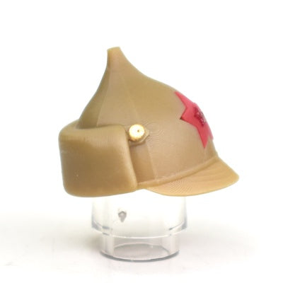 Budenovka, infantry. dark-tan