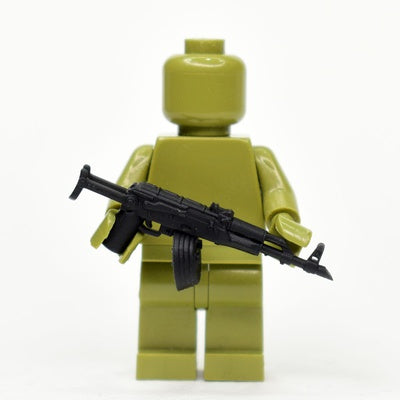 Automatic Rifle Series M with Drum Magazine | Toy Accessory for LEGO Figures