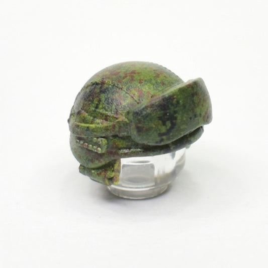 Modern russian 6B47 "Ratnik" helmet pixel flora camo with googles and headphones