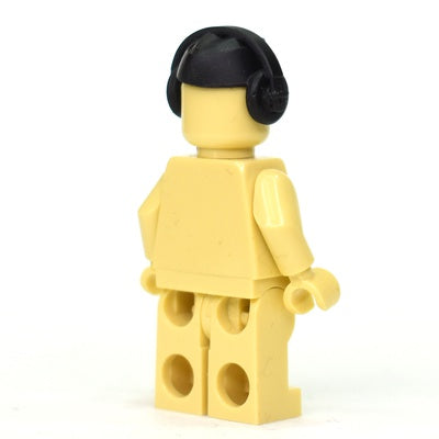 German WWII M35 Panzer Side Cap with Headphones | Toy Headgear for LEGO Figures