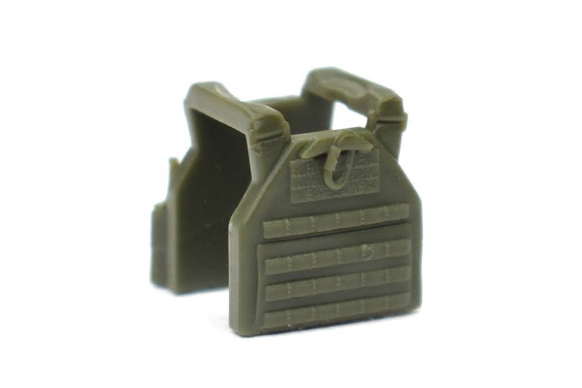TV-110 Toy Tactical Vest with Pouches and Radio | Dark Green