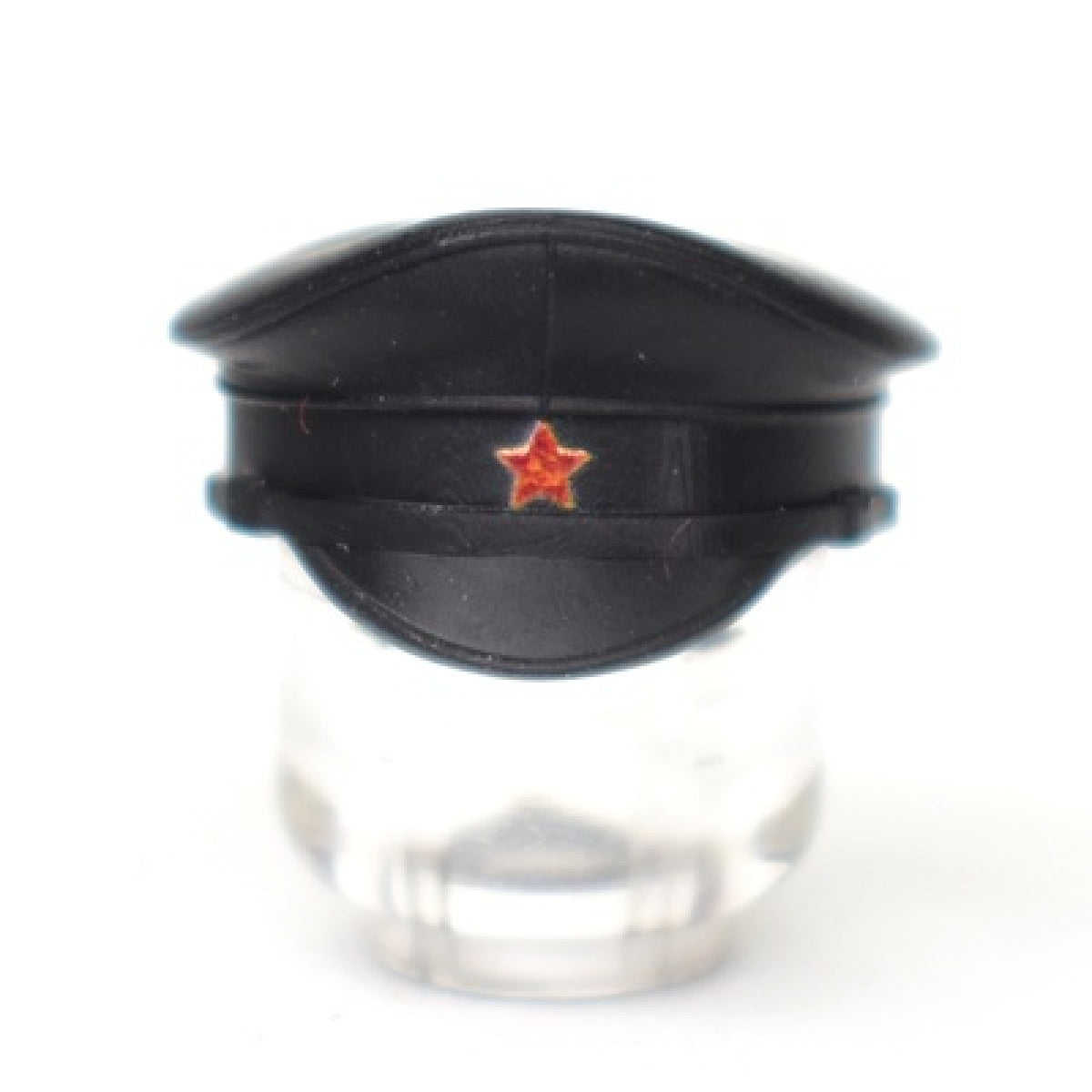 Russian Civil war balck cap, with a hammer and sickle star