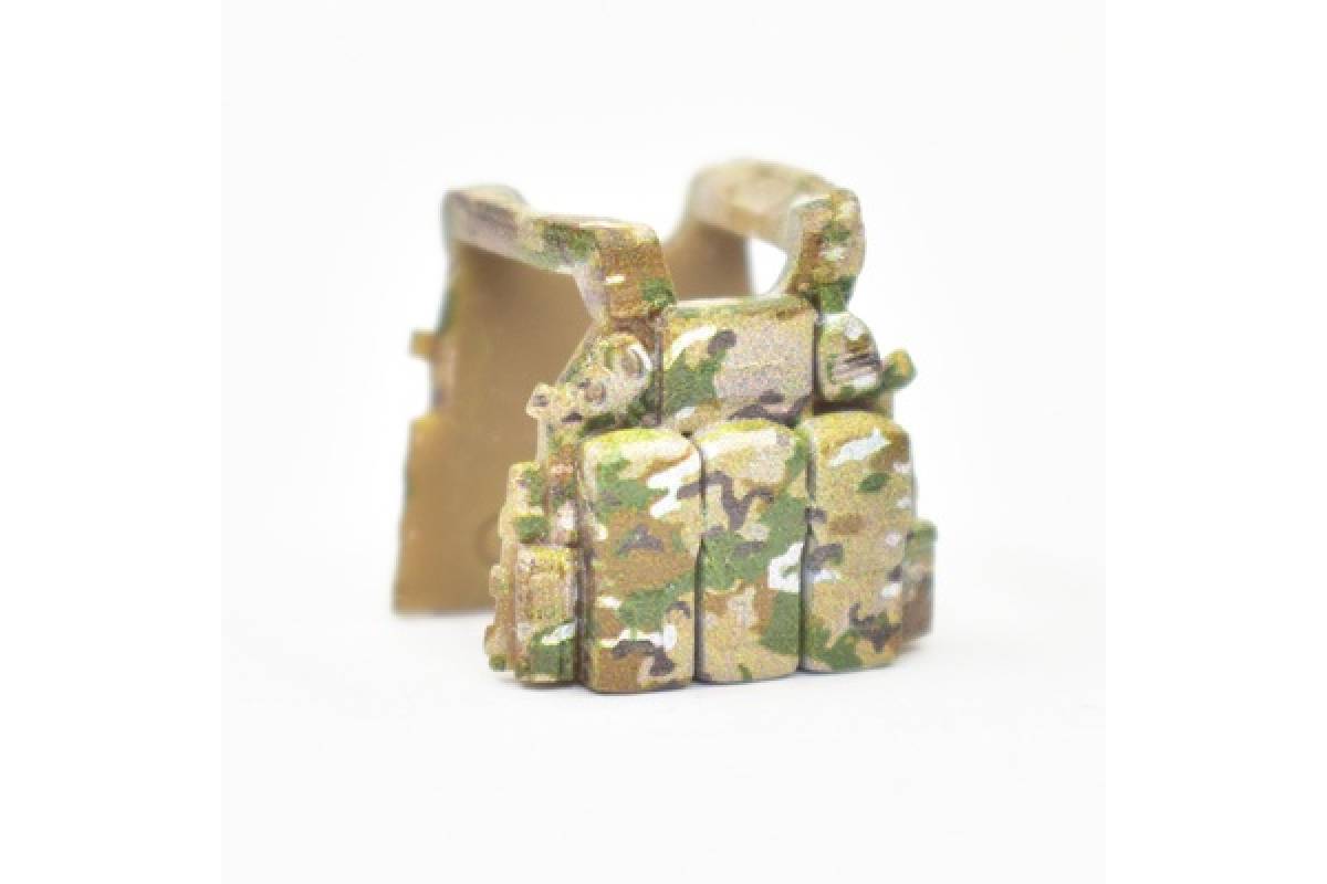 Armored vest LBT 6094 closed holsters, multicam camouflage
